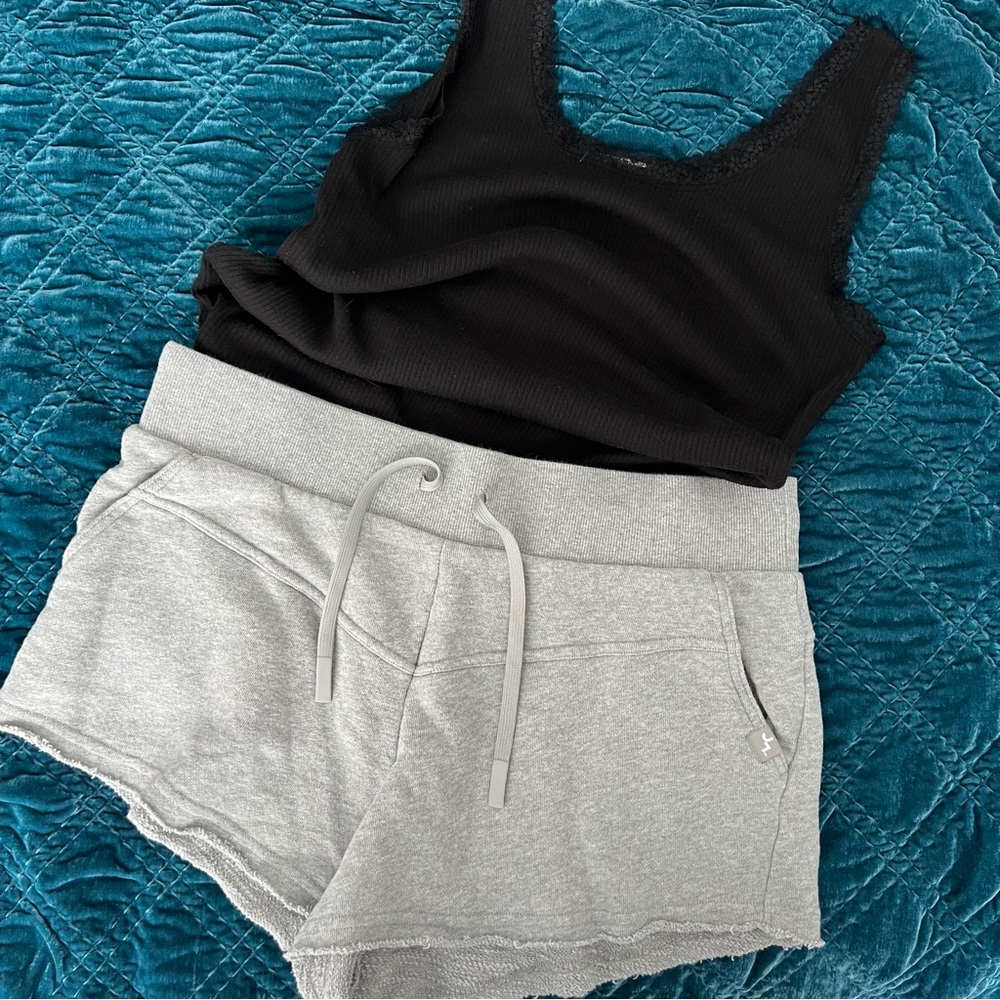 JoyLab Gray Athletic Drawstring Lounge Shorts
